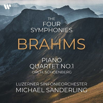 Brahms: the Four Symphonies / Piano Quartet No. 1 - Sanderling, Michael / Luzerner Sinfonieorchester - Musik - WARNER CLASSICS - 5054197482373 - 7. April 2023