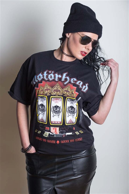 Motorhead Unisex T-Shirt: Slots - Motörhead - Merchandise - Global - Apparel - 5055295347373 - 6. juli 2016