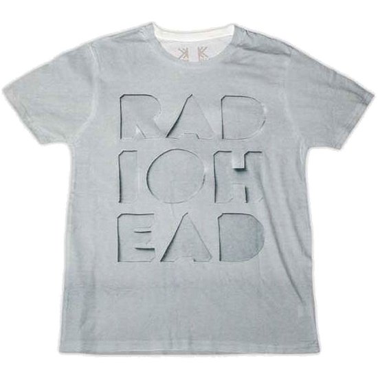 Radiohead Unisex T-Shirt: Note Pad (Cut-Out) - Radiohead - Koopwaar -  - 5056561010373 - 