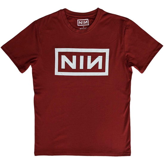 Nine Inch Nails Unisex T-Shirt: Classic Logo - Nine Inch Nails - Marchandise -  - 5056737202373 - 