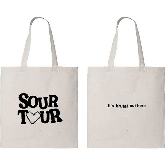 Olivia Rodrigo Tote Bag: Sour Tour (Ex-Tour) - Olivia Rodrigo - Marchandise -  - 5056737231373 - 