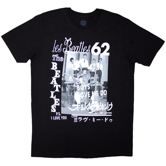 The Beatles Unisex T-Shirt: 1962 (Black) - The Beatles - Produtos - - 5056836442373 - 3 de abril de 2025