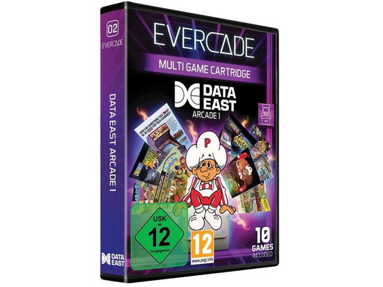 Cover for Blaze Evercade Data East Arcade Cartridge 1 (CD)