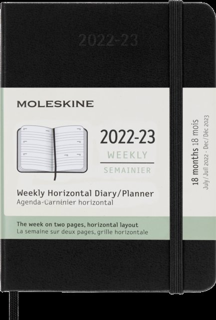 Moleskine 2023 18month Weekly Horizontal - Moleskine - Other - MOLESKINE - 8056598851373 - March 17, 2022