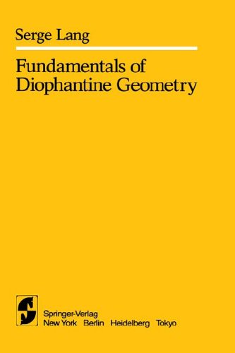 Cover for Serge Lang · Fundamentals of Diophantine Geometry (Hardcover Book) (1983)