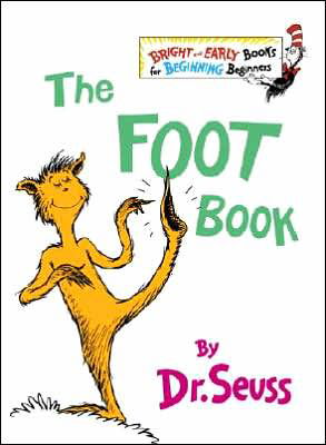 Cover for Dr. Seuss · The Foot Book - Bright &amp; Early Books (R) (Gebundenes Buch) [First Edition. L.c. # 68-28642 edition] (1968)