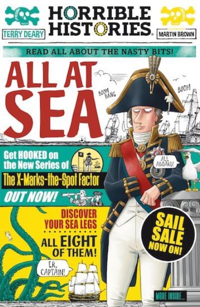 Cover for Terry Deary · All at Sea - Horrible Histories (Pocketbok) (2022)