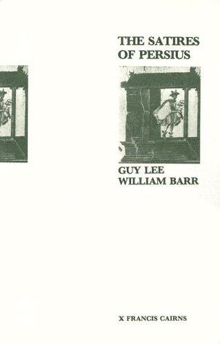 Cover for Guy Lee · The Satires of Persius: Introduction, Text, Translation and Commentary (Hardcover Book) (1987)