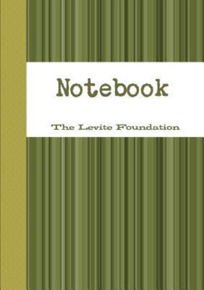 Cover for Beverley Anderson · The Levite Foundation Notebook (Paperback Book) (2016)