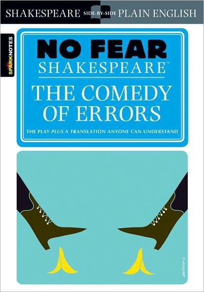 Cover for SparkNotes · The Comedy of Errors (No Fear Shakespeare) - No Fear Shakespeare (Paperback Book) (2005)