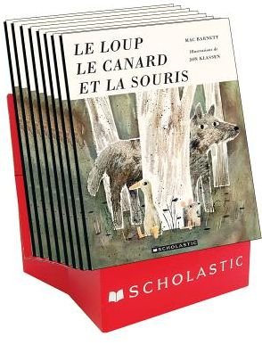 Cover for Mac Barnett · Le Loup, Le Canard Et La Souris Pr?sentoir de Comptoir 8 Exemplaires (Paperback Book) (2018)