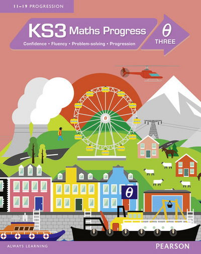 Cover for KS3 Maths Progress Student Book Theta 3 - Maths Progress 2014 (Pocketbok) (2014)