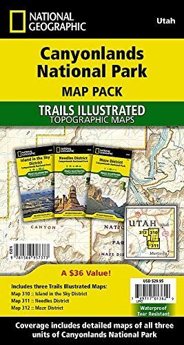 Cover for National Geographic Maps · Canyonlands National Park [map Pack Bundle]: Trails Illustrated Maps (Kort) [2023rd edition] (2017)