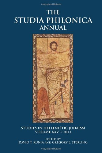 Cover for David T. Runia · Studia Philonica Annual (Hardcover Book) (2013)