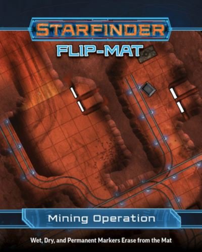 Cover for Damien Mammoliti · Starfinder Flip-Mat: Mining Operation (Paperback Bog) (2023)
