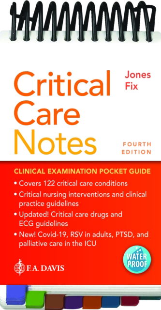 Cover for Janice Jones · Critical Care Notes: Clinical Pocket Guide (Spiral Book) [4 Revised edition] (2024)