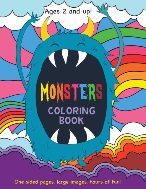 Cover for Engage Books · Monsters Coloring Book for Kids Ages 2 and Up! (Taschenbuch) (2020)