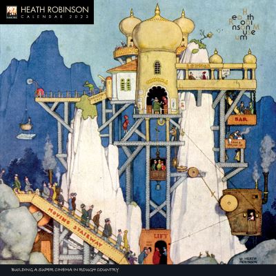 Cover for Flame Tree Studio · Heath Robinson Wall Calendar 2023 (Art Calendar) (Calendar) [New edition] (2022)