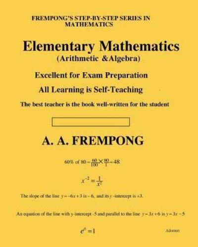 Cover for A a Frempong · Elementary Mathematics (Pocketbok) (2017)