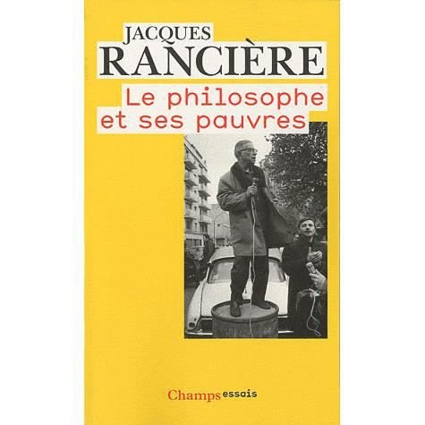 Cover for Jacques Ranciere · Le philosophe et ses pauvres (Paperback Book) (2010)