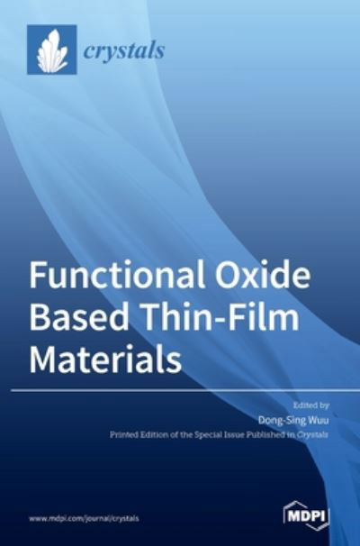 Cover for Dong-Sing Wuu · Functional Oxide Based Thin-Film Materials (Gebundenes Buch) (2020)