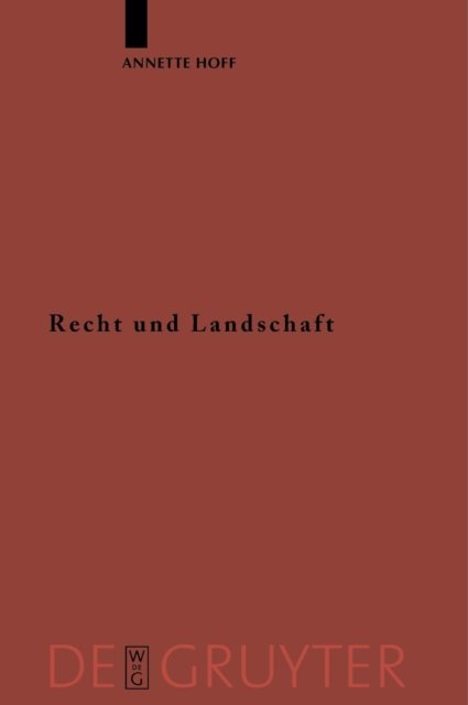 Cover for Annette Hoff · Recht und Landschaft (Hardcover bog) (2006)