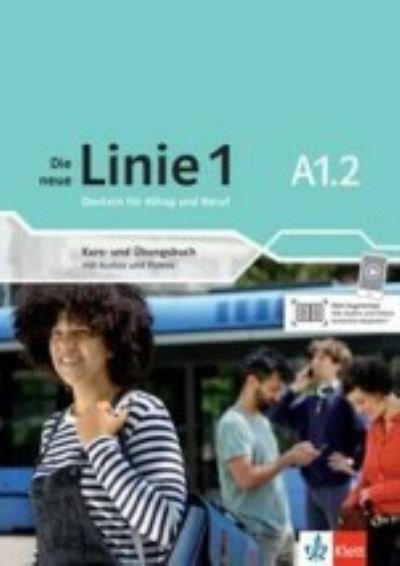 Die neue Linie 1: Kurs- und  Ubingsbuch A1.2 mit Audios und Videos (Pocketbok) (2023)