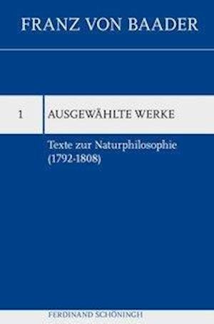 Cover for Baader · Ausgewählte Werke.01 (Buch) (2021)