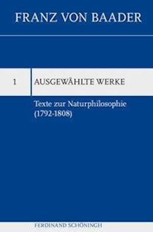 Cover for Baader · Ausgewählte Werke.01 (Bok) (2021)