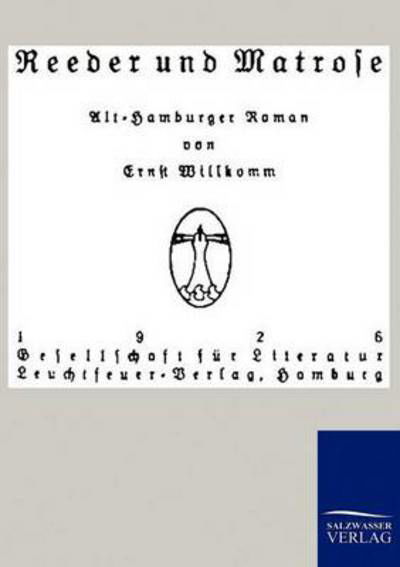 Cover for Ernst Willkomm · Reeder und Matrose (Taschenbuch) [German edition] (2011)