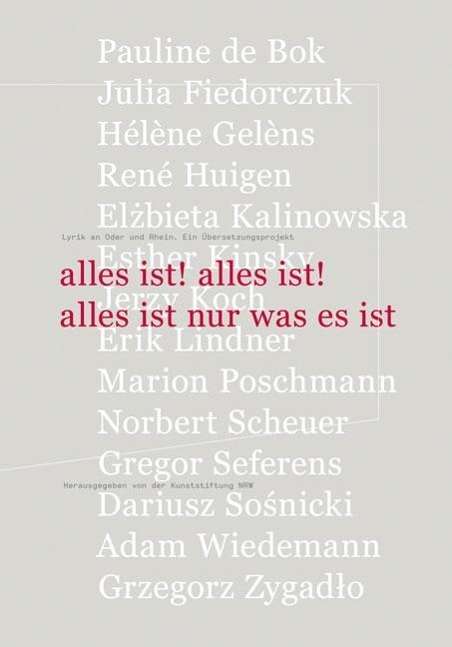 Cover for Bok · Alles Ist! Alles Ist! Alles Ist Nur (Book)