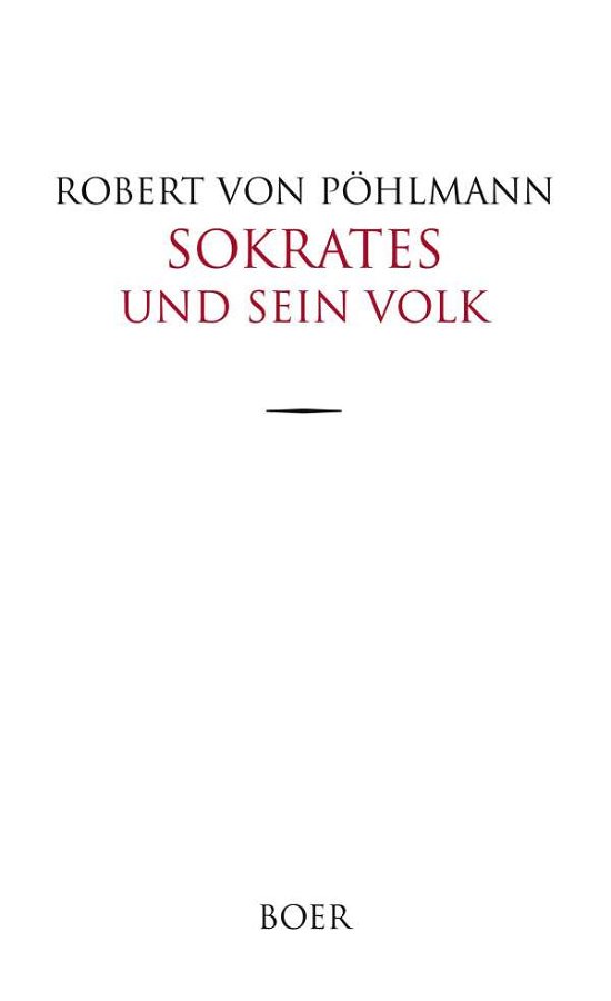 Cover for Pöhlmann · Sokrates und sein Volk (Bog)