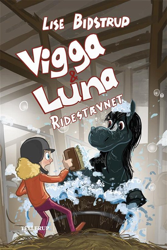 Cover for Lise Bidstrup · Vigga &amp; Luna, 6: Vigga &amp; Luna #6: Ridestævnet (Hardcover Book) [1. Painos] (2017)
