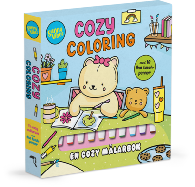 Cover for Cozy coloring : En cozy målarbok (Book) (2025)