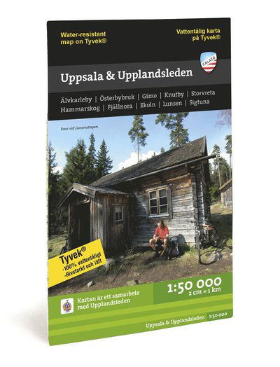 Cover for Uppsala &amp; Upplandsleden Tyvekkarta 1:50.000 (CD/DVD) (2015)