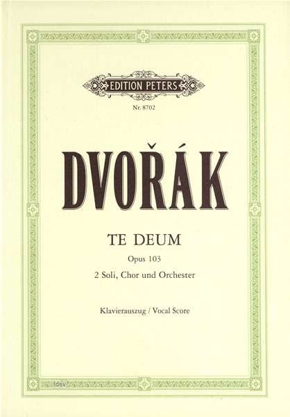 Cover for Antonin Dvorak · Te Deum Op.103 (Partitur) (2001)