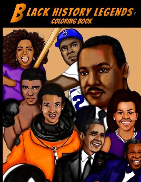 Cover for Graphikal Zen Press · Black History Legends Coloring Book (Paperback Bog) (2020)