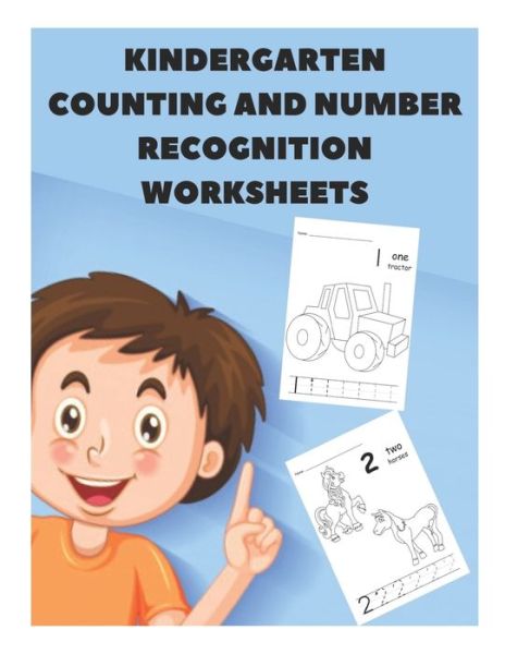 Cover for Olajumoke Ijanmi · Kindergarten Counting and Number Recognition Worksheets (Paperback Book) (2020)