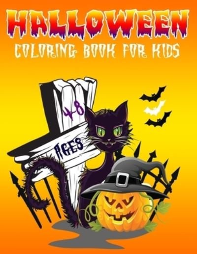 Cover for Xskul Art · Halloween Coloring Book For Kids Ages 4-8 (Pocketbok) (2020)