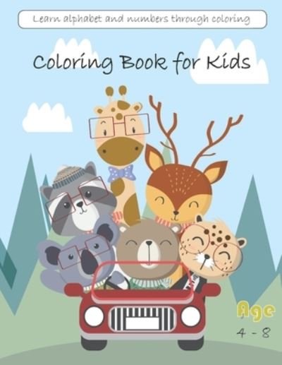Cover for Ala B · Coloring Book for Kids Ages 4-8 (Paperback Book) (2021)