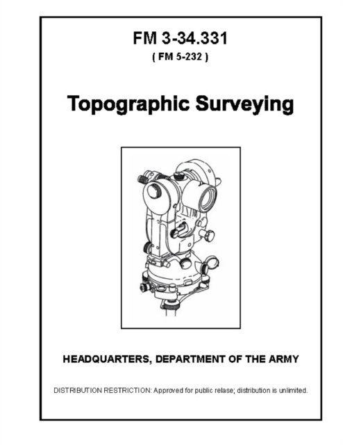 Cover for U S Army · FM 3-34.331 Topographic Surveying (Paperback Book) (2021)