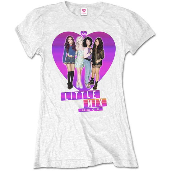 Cover for Little Mix · Little Mix Ladies T-Shirt: Gradient Heart (T-shirt)