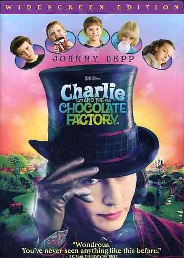 Cover for Charlie &amp; the Chocolate Factory (DVD) (2005)