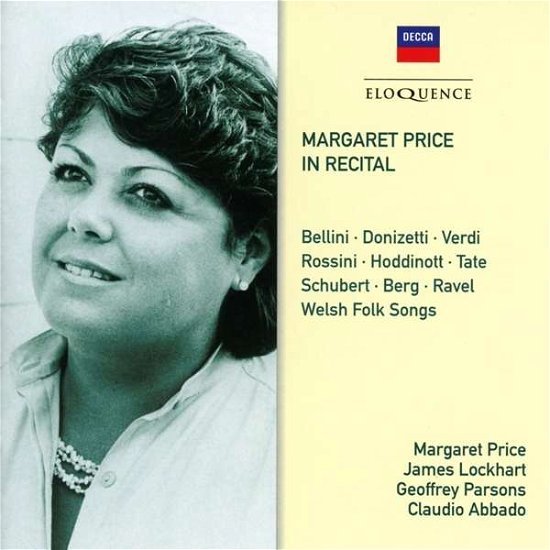 Margaret Price: In Recital - Margaret Price / London Symphony Orchestra / Claudio Abbado - Music - AUSTRALIAN ELOQUENCE - 0028948252374 - September 27, 2019