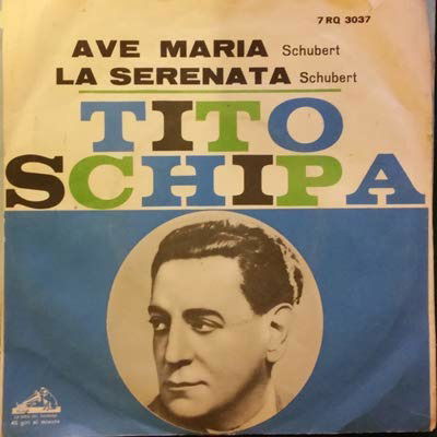 Cover for Franz Schubert  · Ave Maria (7&quot;)