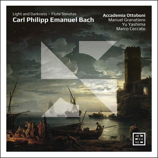 Cover for Accademia Ottoboni / Manuel Granatiero / Marco Ceccato / Yu Yashima · Light And Darkness. Flute Sonatas (CD) (2022)