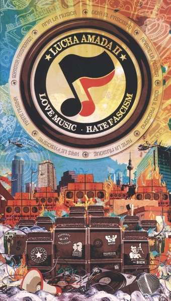 Cover for Lucha Amada Ii-Love Music Hate Fascism (CD) (2016)