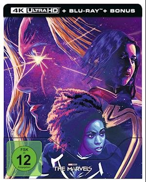 Cover for The Marvels Uhd BD (Lim. Steelbook) (4K Ultra HD) (2024)