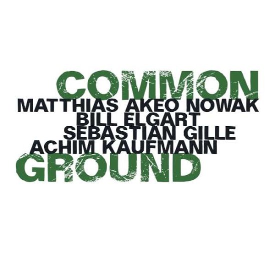 Cover for Sebastian Gille / Achim Kaufmann / Matthias Akeo Nowack / Bi · Common Ground (CD) (2018)