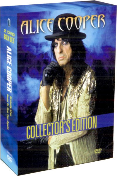 Cover for Alice Cooper · Alice Cooper - Brutally Live / Good To See You (DVD) [Box set] (2013)